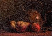 Georges Jansoone Still life with apples Spain oil painting artist